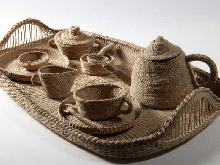 Πλεκτό tea set