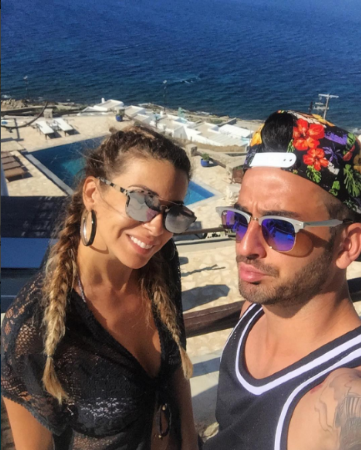 Ελένη Χατζίδου: Στις κερκίδες του ΓΣΠ να στηρίζει το σύντροφό της στο πρώτο του παιχνίδι με την Ομόνοια