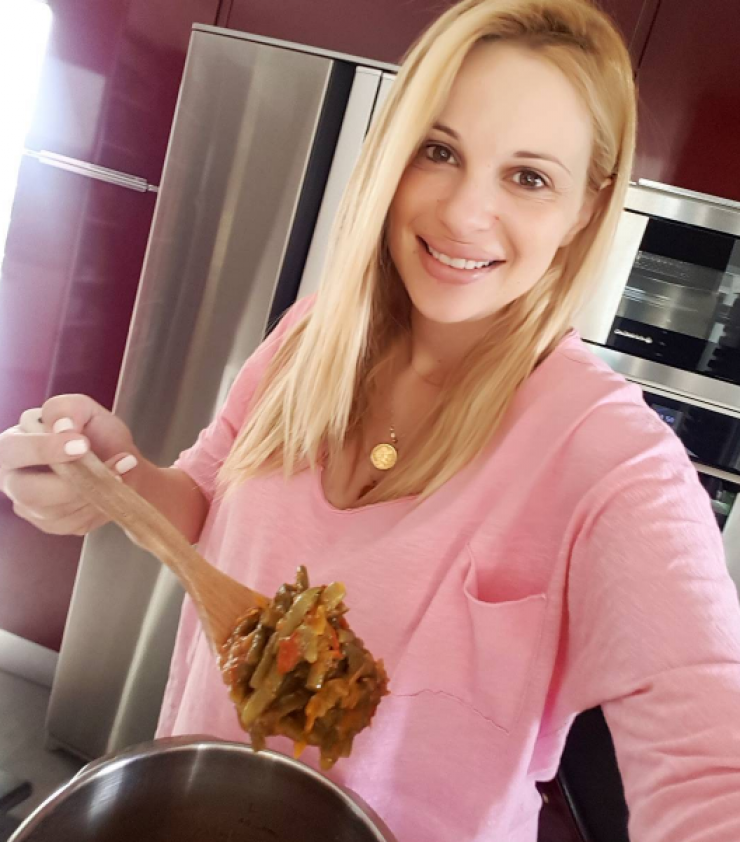 Η Χριστιάνα Αριστοτέλους στο πατρικό της! [εικόνες]