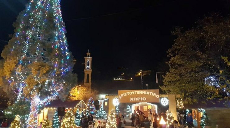 To πιο παγωμένο χριστουγεννιάτικο χωριό θα στηθεί και φέτος στην ορεινή Κύπρο