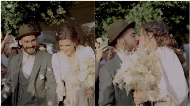 Βασίλης Χαραλάμπους - Νίκη Δραγούμη: Το υπέροχο βίντεο του γάμου τους που είδαμε στα social media