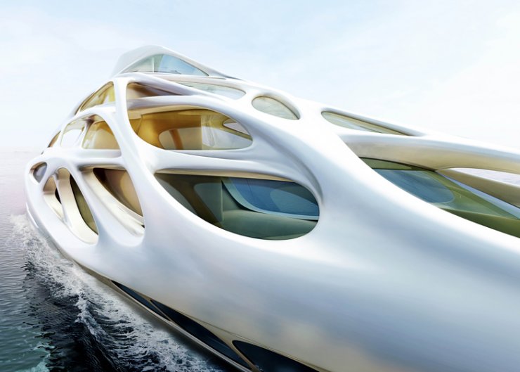 Superyacht by Zaha Hadid