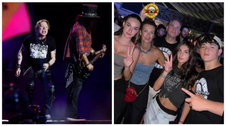 Νικόλας – Γιώτα Παπαδοπούλου: Οικογενειακώς στη συναυλία των Guns N’ Roses στην Αθήνα [εικόνες]