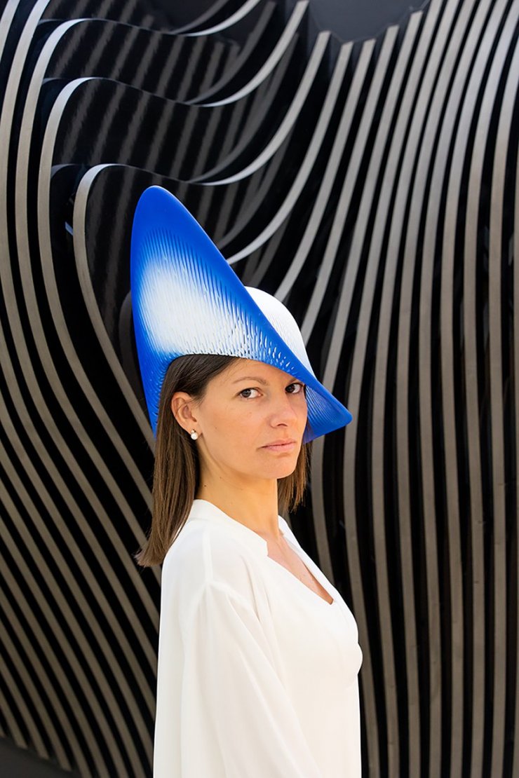 H-line hat by Zaha Hadid