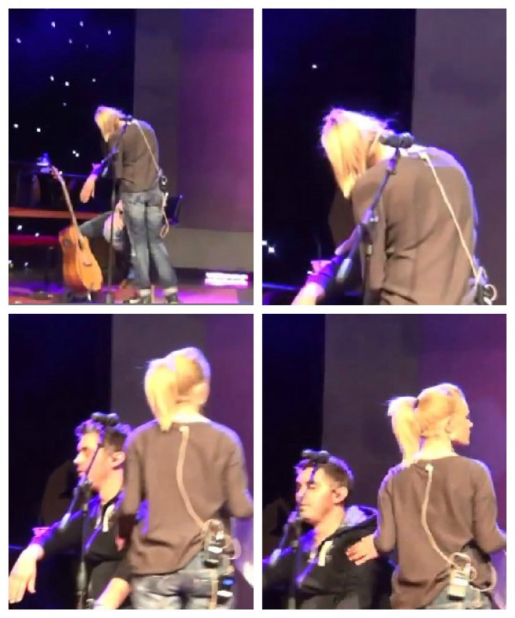 Η τρυφερή στιγμή του Μιχάλη και της Ζέτας την ώρα της πρόβας για τα βραβεία Madame Figaro Γυναίκες της Χρονιάς 2014 [βίντεο]