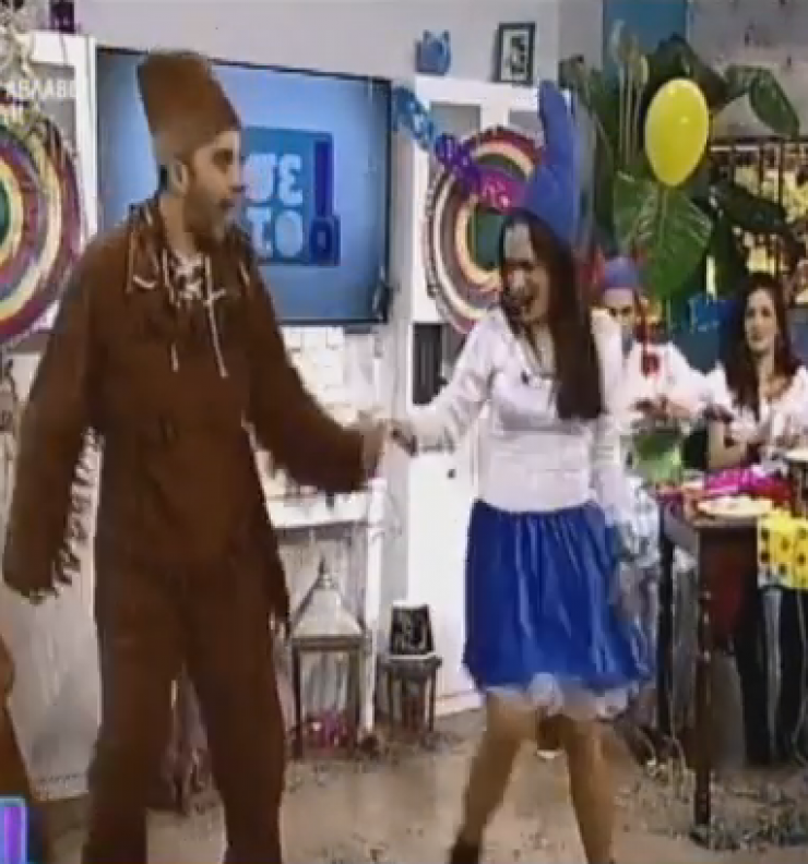 Η καρναβαλίστικη στολή που προκάλεσε αναστάτωση στον αέρα του Ζήσε το!