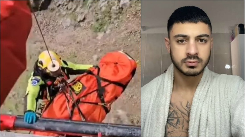 Συγκλονιστικό βίντεο: Η στιγμή που ανασύρουν νεκρό τον Έλληνα tiktoker μετά το τραγικό ατύχημα του