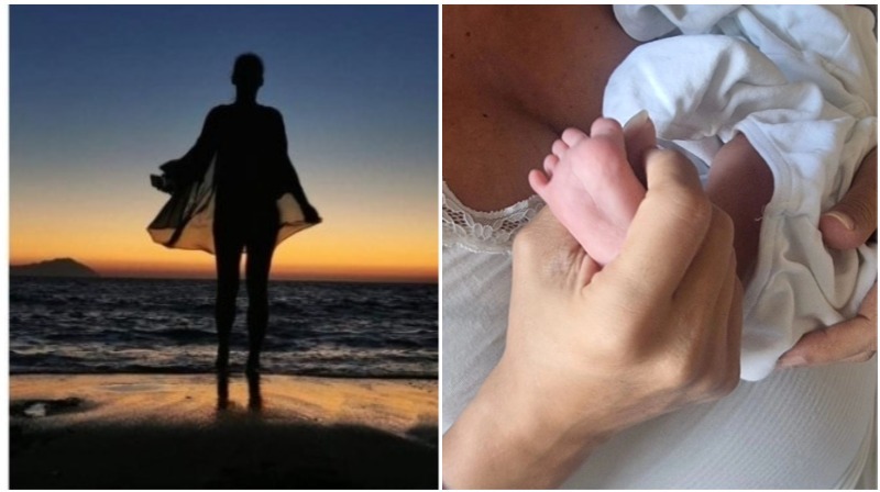 Eλληνίδα παρουσιάστρια: Έκανε τελετή ονοματοδοσίας της νεογέννητης κόρης της  