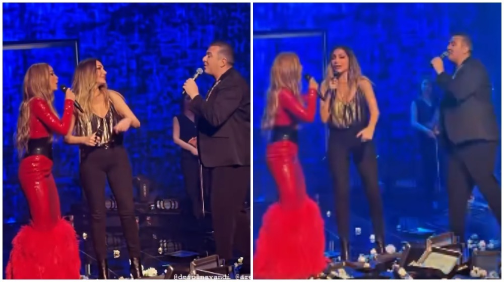 Ρέμος - Βανδή - Φουρέιρα: Αγκαλιασμένοι τραγούδησαν στη σκηνή προς τιμήν του Βασίλη Καρρά [βίντεο]