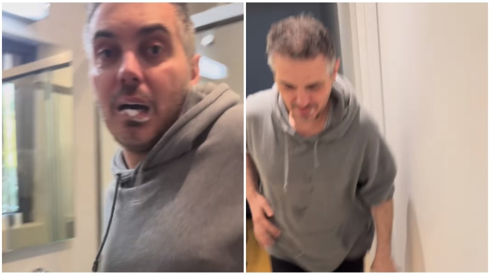 Μιχάλης Χατζηγιάννης: “Τρύπωσαν” στο δωμάτιο και του έκαναν φάρσα ενώ έπλενε τα δόντια του [βίντεο]